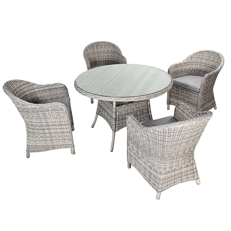 hotel restaurant dining room  furniture garden furniture patio wicker rattan round table  dining sets furniture