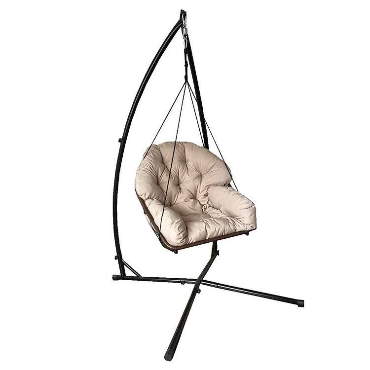 Rattan egg chair outdoor furniture seat swing chair wicker rope hanging chair with  cushion