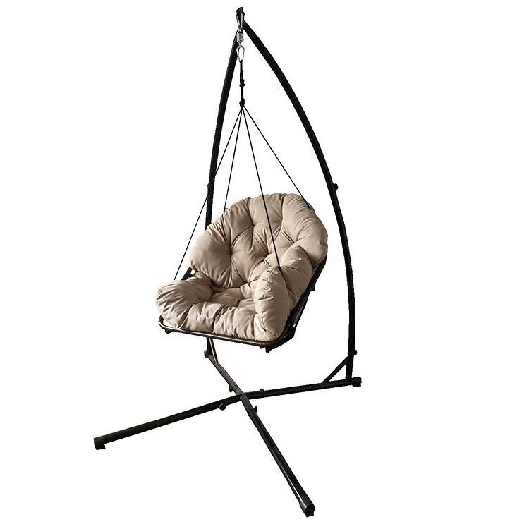 Rattan egg chair outdoor furniture seat swing chair wicker rope hanging chair with  cushion