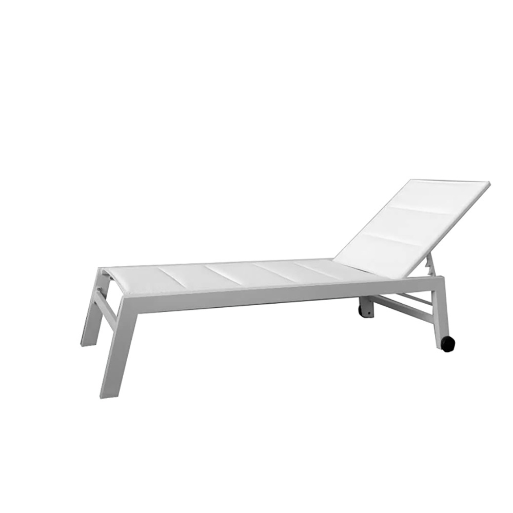 strong hotel outdoor Aluminum pool furniture beach sun lounger marine chair garden sun bed