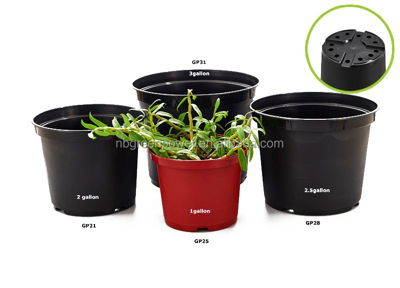 planter pot 1 2 2.5 3 5 7 10 Gallon black nursery flower pot,wholesale black planter, wholesale flowerpot