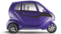 cheaper Four wheels 3000 w electric car for sale