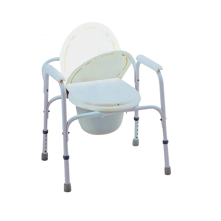 Bedside commode chair portable toilet seat commode toilet chair hospital folding commode chair for elderly