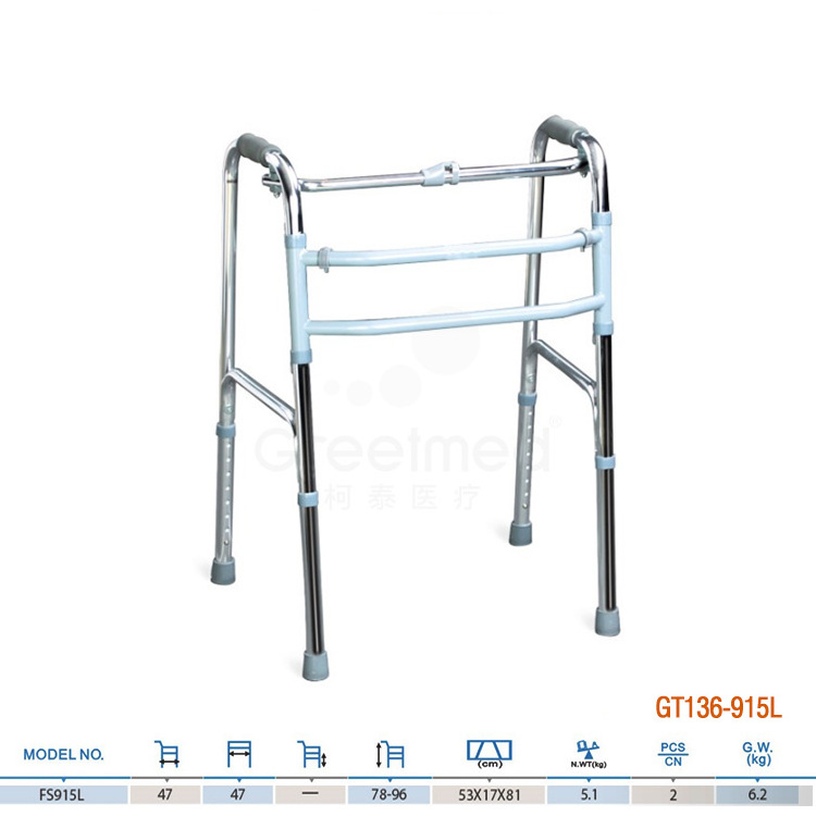 Walking folding disabled elderly old people adult walker for disabled