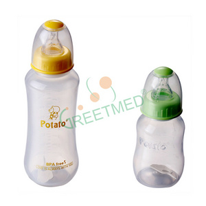 New design unbreakable disposable nano steaming sterilizer baby feeding bottle