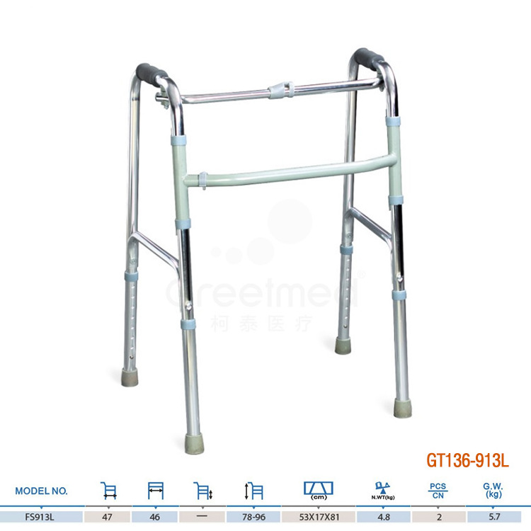 Walking folding disabled elderly old people adult walker for disabled