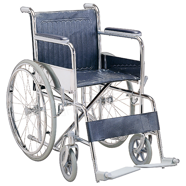 GREETMED China foshan portable stainless steel wheelchair for disabled people