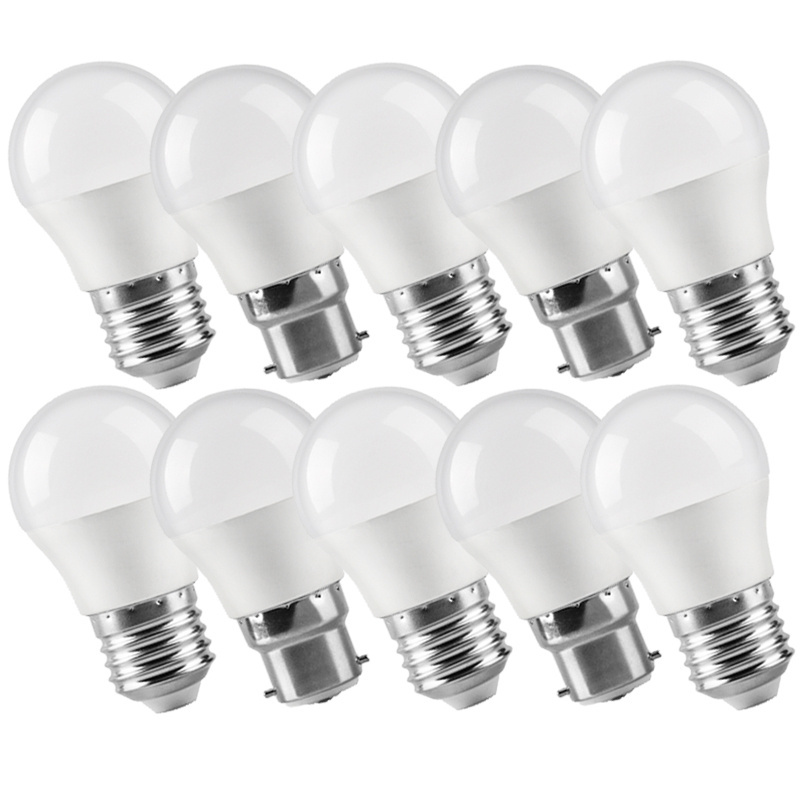 LED Mini Bulb G45 AC/DC 12V-48V 3W 5W E27 B22 for Residential Solar Lighting Cold White