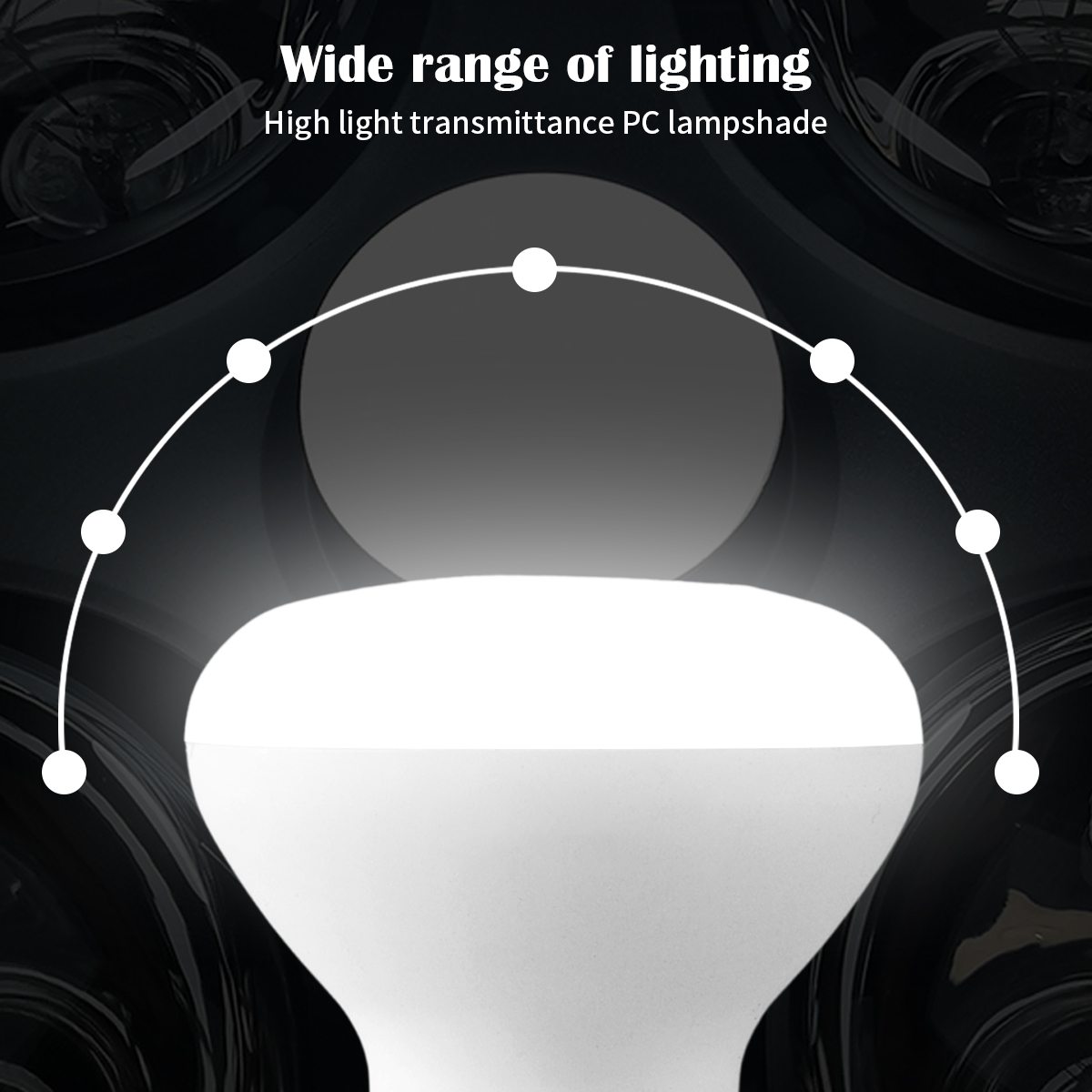 Factory High Quality LED R63 Bathroom Bulb super bright 10W E27 220V Strobe free Mushroom Waterproof Light for Bathroom Lighting