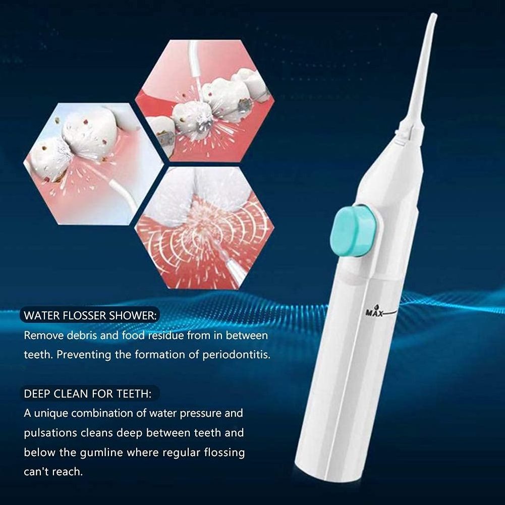 Oral Dental Health Care oral  irrigator Manual Plastic Portable Whitening Cleaning Tools Waterpick Flosser