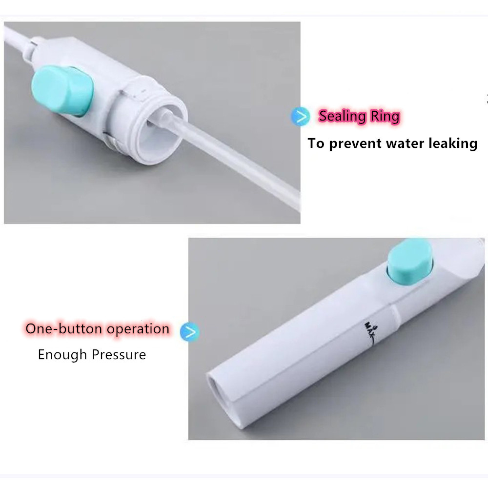 Oral Dental Health Care oral  irrigator Manual Plastic Portable Whitening Cleaning Tools Waterpick Flosser