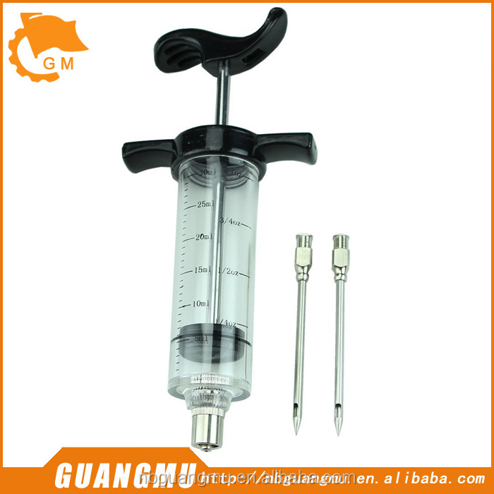 Meat Marinade Flavor Injector Syringe Seasoning Sauce Cooking Meat Poultry Turkey Chicken BBQ Tools