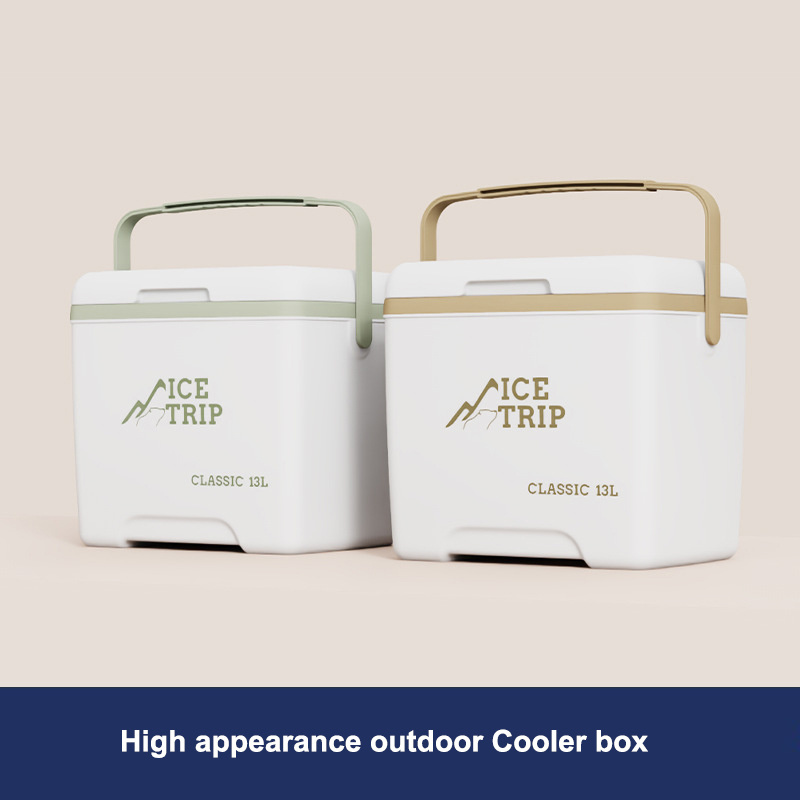 New Arrival 13L Hard Plastic Ice Cooler Wines Drinks Cold Storage Cooler Box with Lock