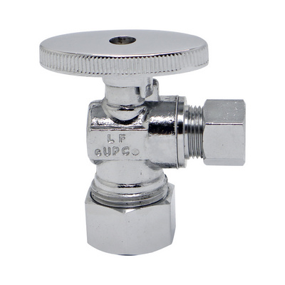 Stop Turn Angle Stop Brass Valve Brass Angle  Valve High Pressure 1/4 turn straight stop valve