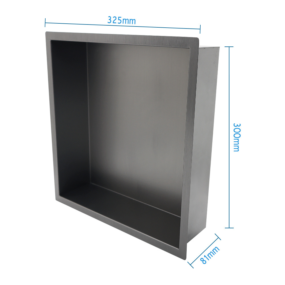 Wholesale Cheap Bathroom accessories Shower Niche Stainless Steel Shower Wall Niches