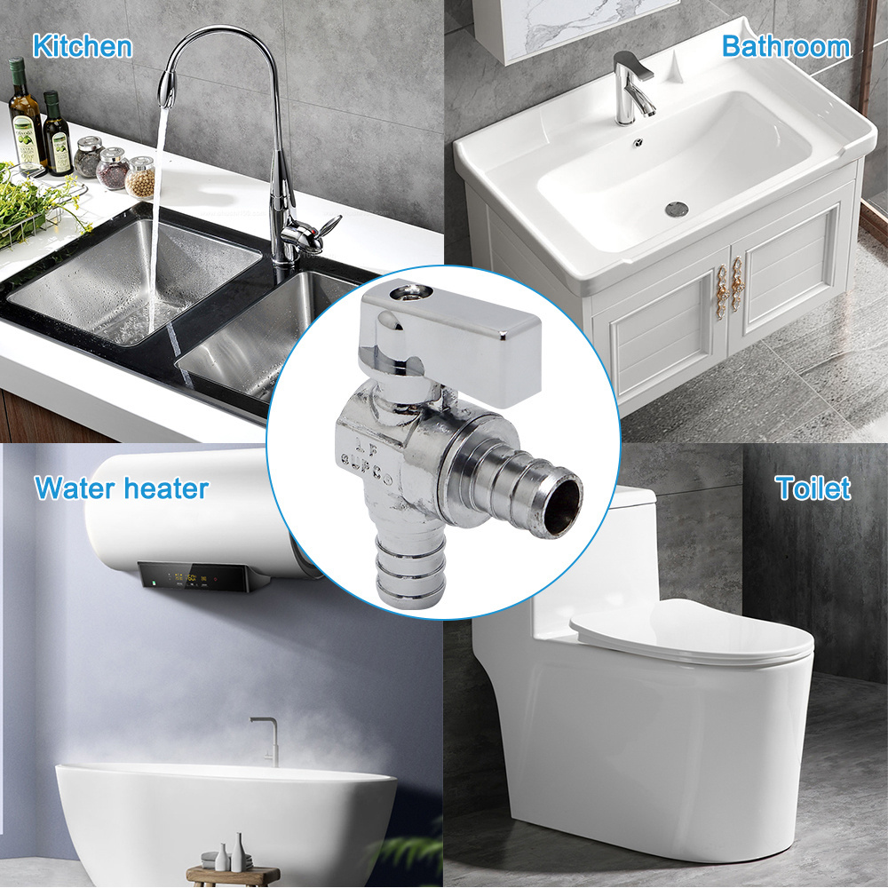 Basin Faucet  Bathroom Accessories plastic Handle Cartridge brass Angle Valve 1/2