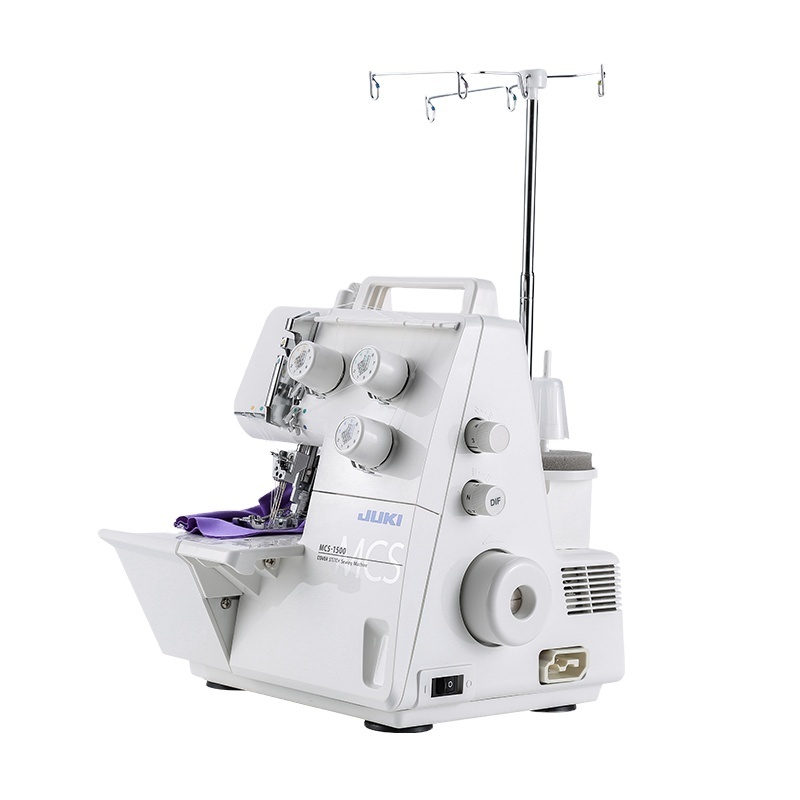 JUKI MCS-1500 interlock Sewing Machine Household Multifunction Double Thread And Speed Free-Arm Crafting Mending Machine