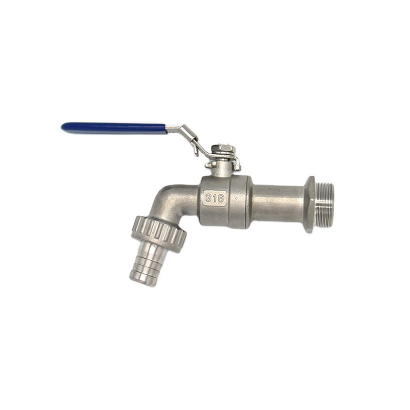 Easy To Use Stainless Steel Threaded Faucet With Ball Valve