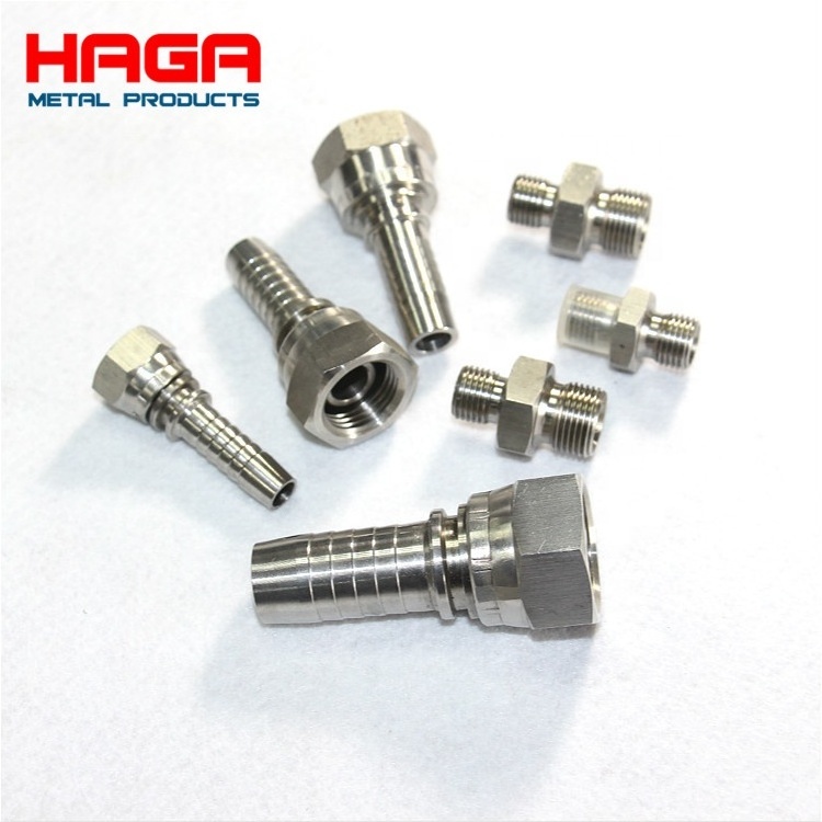 Factory Low Moq Stainless Steel Hydraulic Hose Fitting Female Metal Banjo Fitting Hydraulic Fitting