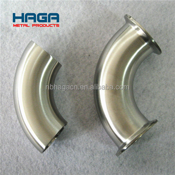 Stainless Steel Food Grade Sanitary Hygienic Tri Clover Clamp Triclamp Tri-Clamp Pipe Fitting