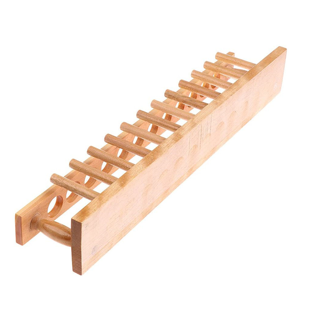 Haiju Sells Cheap And High Quality  Moderately Sizedlab Beautifully Wooden Test Tube Rack