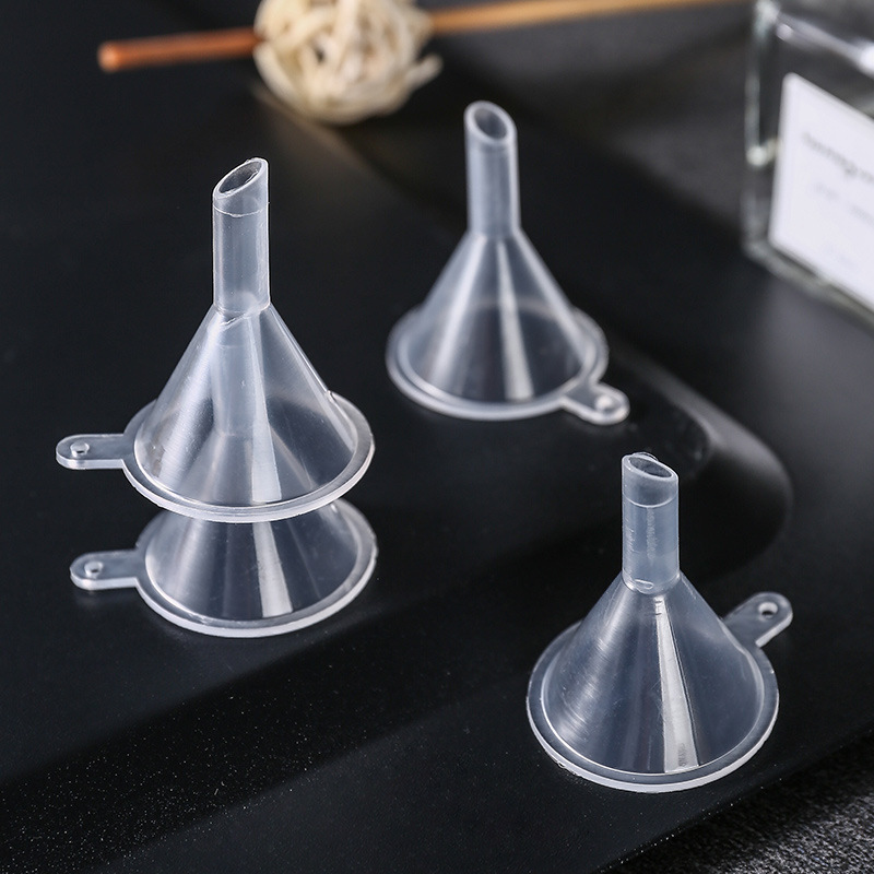 HAIJU LAB Factory Directly Laboratory Cheap Clear Plastic Funnel, Transparent PP Plastic Mini Perfume dispensing Funnel