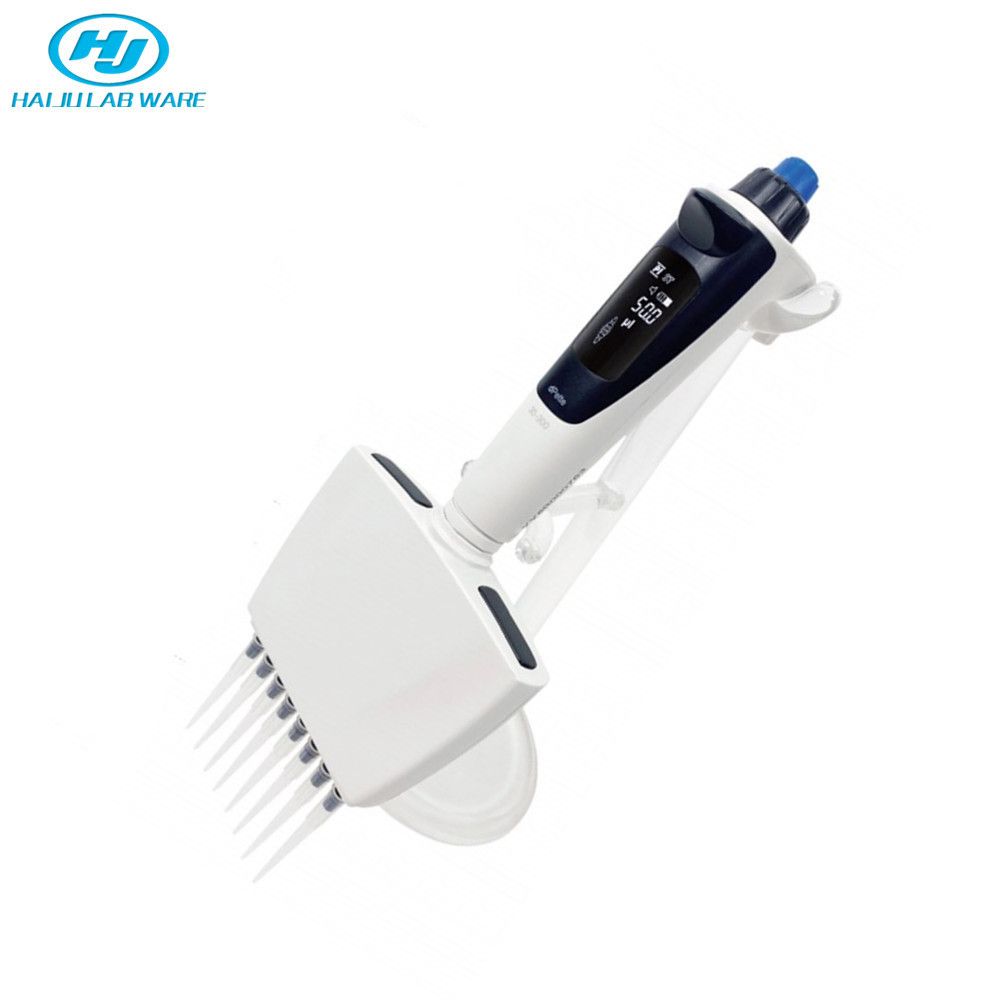 HAIJU LAB Multi Channel Pipette Adjustable Volume Multifunctional Eight-channel Electronic Automatic Pipette