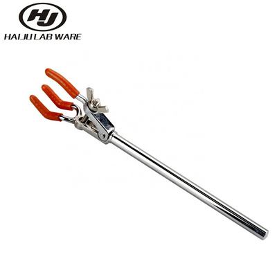 Oumefar Lab Clamp Zinc Alloy Retort Stand Clamp Three Jaw Clamp 3 Prong - View #4