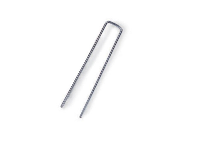 Garden staples/u shaped turf nails/turf pins 15cm metal u shaped garden securing pegs sod staples