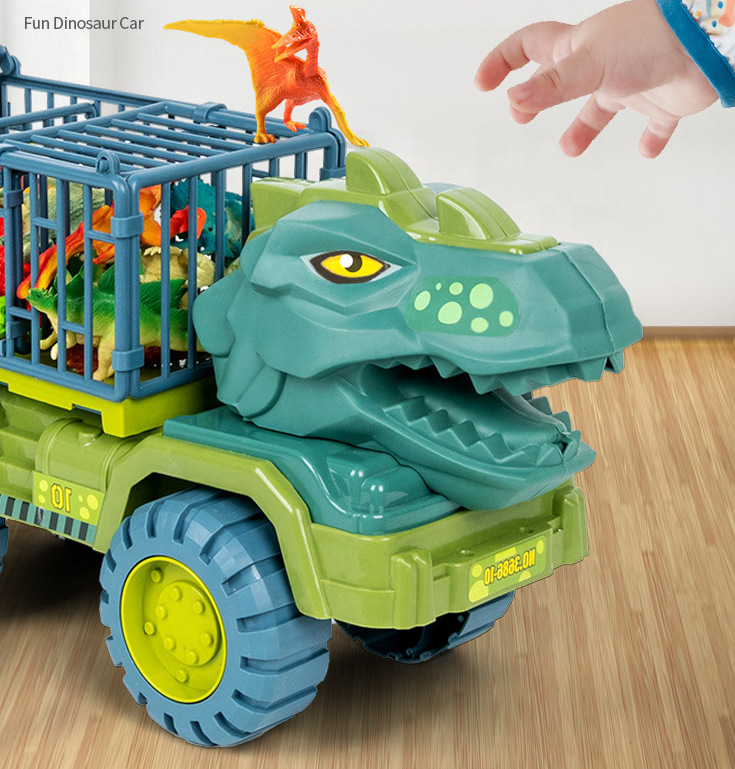 Tyrannosaurus Transport Car Carrier Dinosaur Truck Play Set Toys for Kids