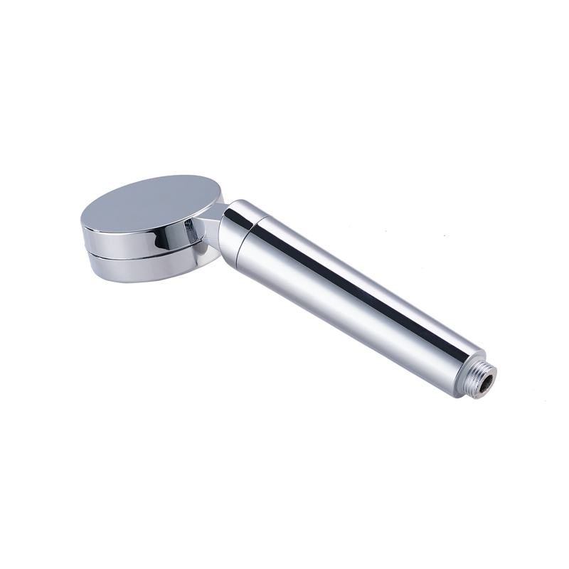 Hot selling ABS Chrome plated high pressure water saving single function stone filter bathroom handheld shower head