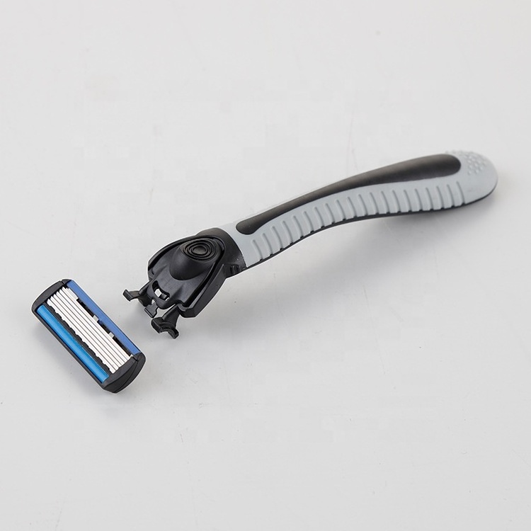 Plastic shaving razor best quality men razor set 6 blades disposable shaving razor