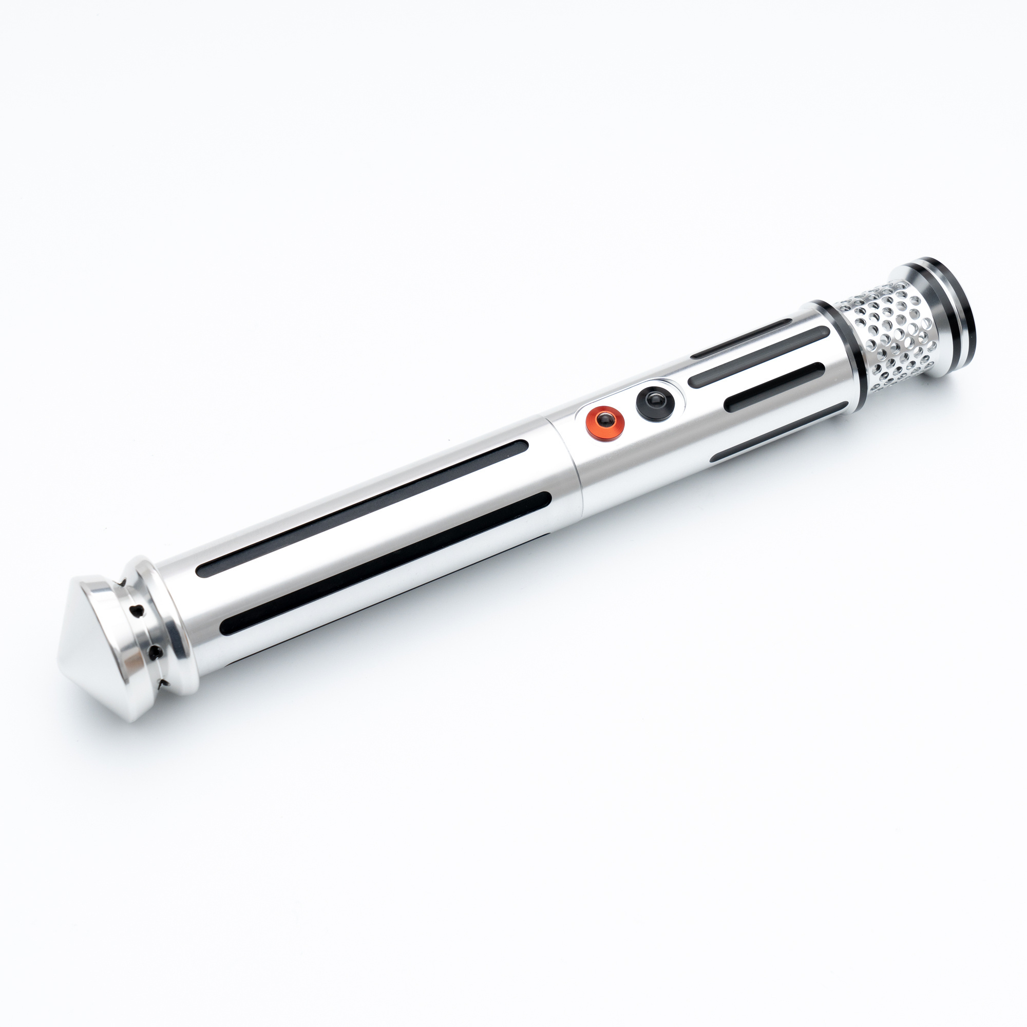 HL SABER jiuyan Lightsaber Metal Hilt Lightsaber Removable Double Blade Sabers Red Light Flash light saber keychain