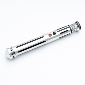 HL SABER jiuyan Lightsaber Metal Hilt Lightsaber Removable Double Blade Sabers Red Light Flash light saber keychain