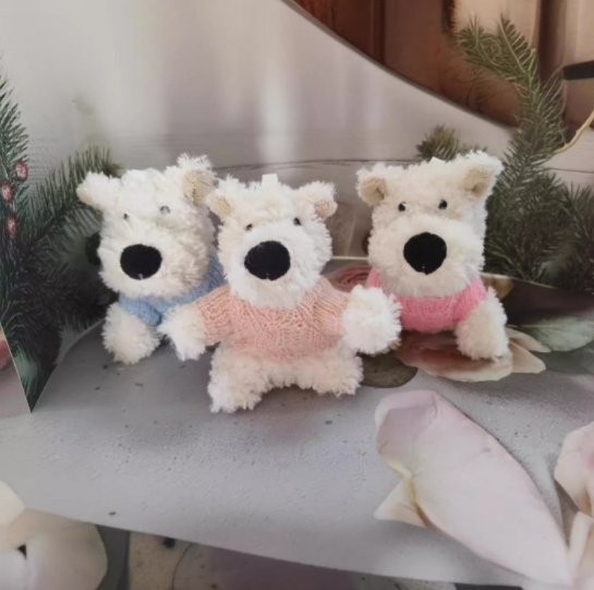 Dog bag hanging plush toy 10cm puppy mini doll