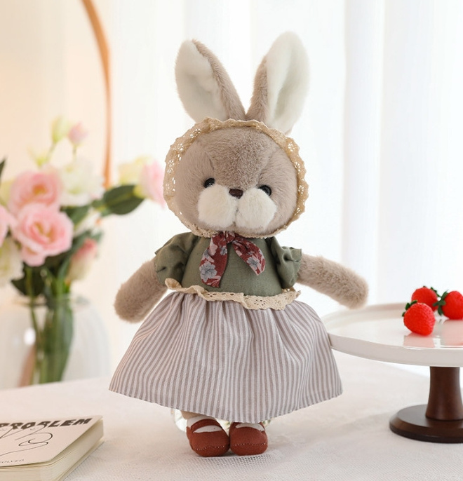 Rabbit plush toy couple rabbit