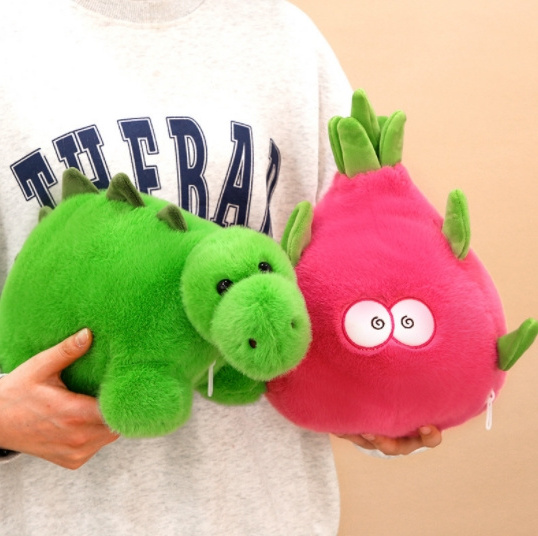 Creative dragon fruit plush dragon fruit dinosaur doll