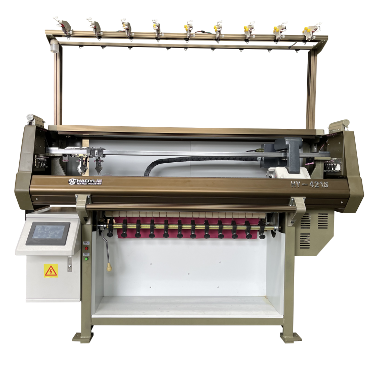 Flat Collar Knitting Machine to make sleeve and cuffs