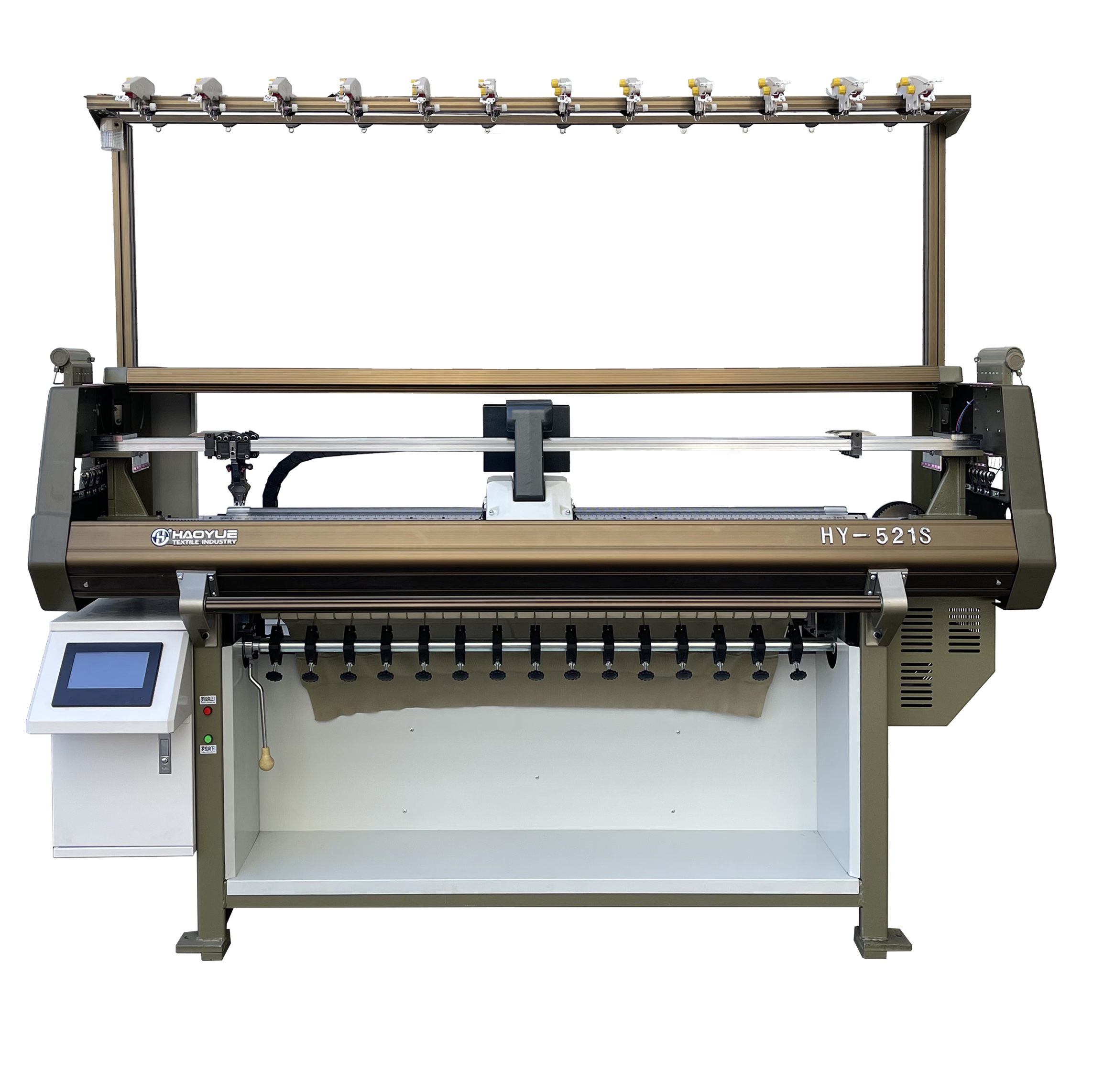 Flat Collar Knitting Machine to make sleeve and cuffs