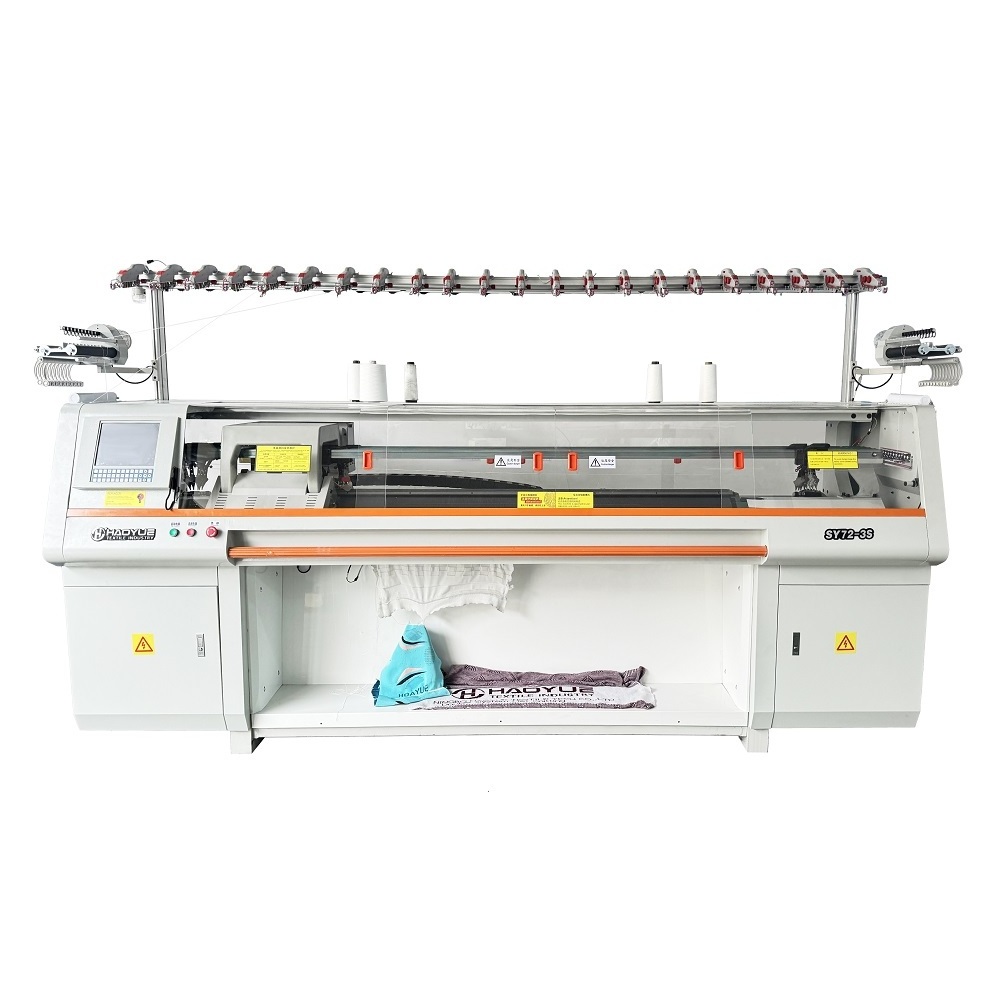 Brand new computerized fully fashioned high speed flat knitting machine