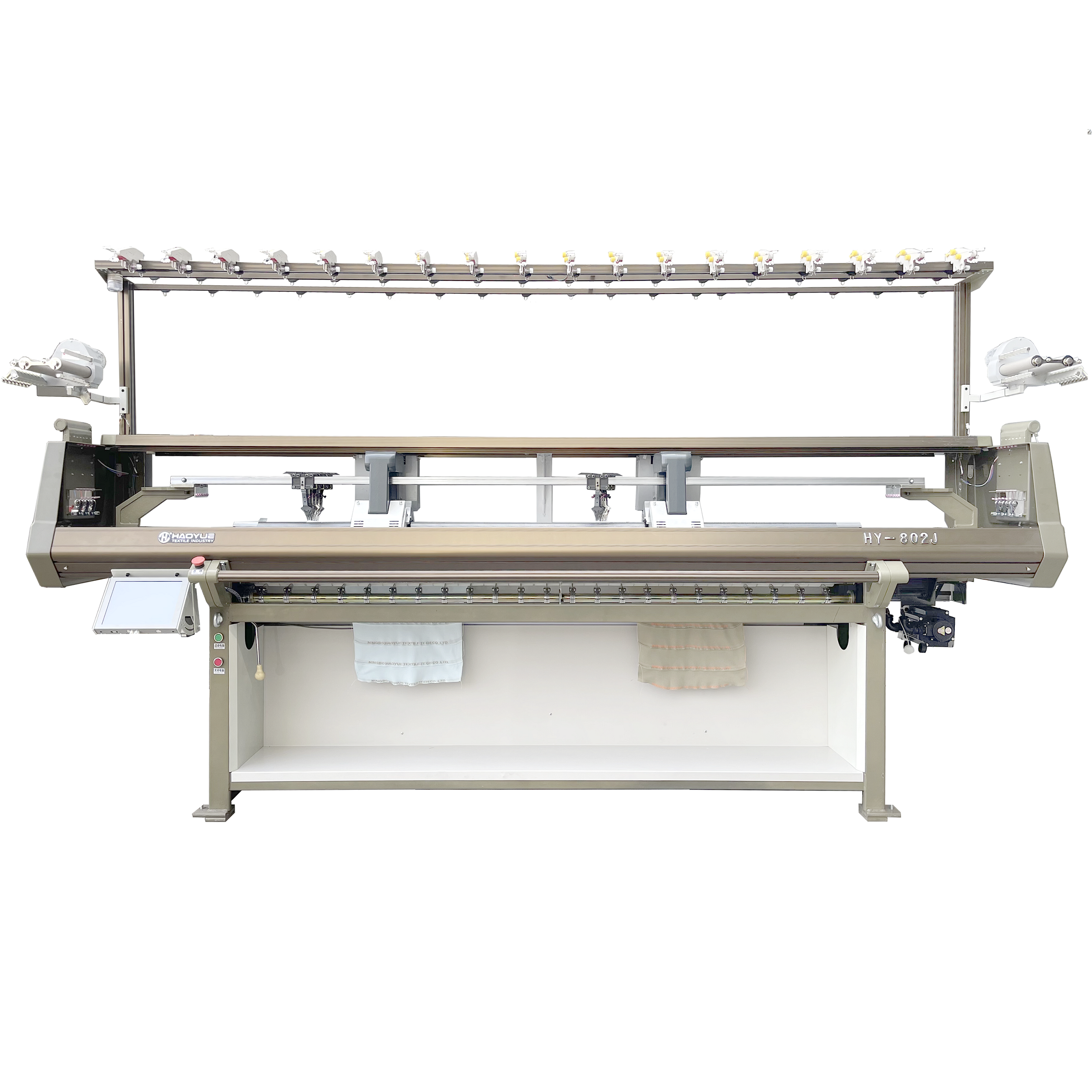 computerized collar machine semi jacquard flat knitting machine cuff knitting machine