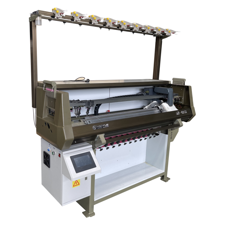 Flat Collar Knitting Machine to make sleeve and cuffs