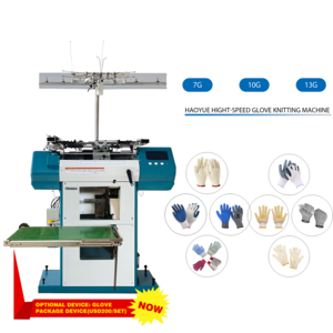 Automatic overlock High-speed&intelligent Glove Knitting machine with automatic package