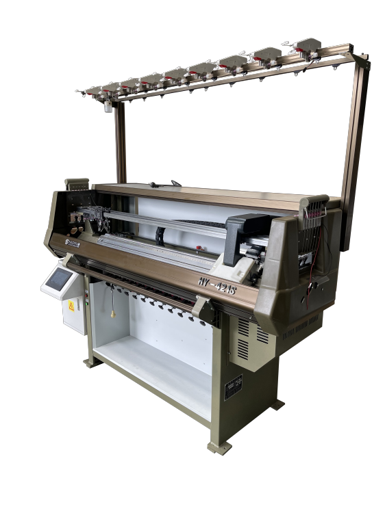 Flat Collar Knitting Machine to make sleeve and cuffs