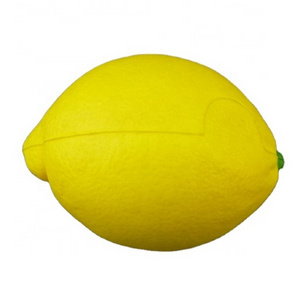 Logo printed pu foam lemon antistress toy for promotion gifts  Anti Stress Toy