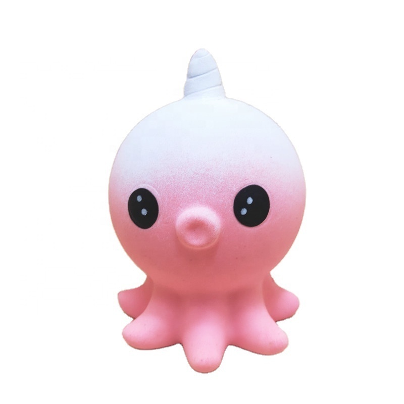 New Arrival Kawaii Unicorn Octopus Plush Toys Hot Selling Squid Slowly Rising Octopus Toys