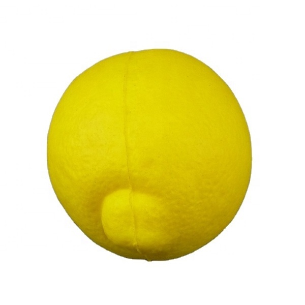 Logo printed pu foam lemon antistress toy for promotion gifts  Anti Stress Toy