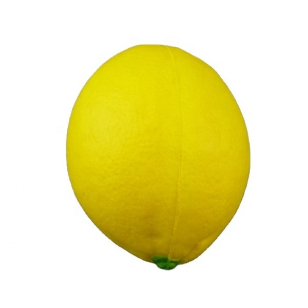 Logo printed pu foam lemon antistress toy for promotion gifts  Anti Stress Toy