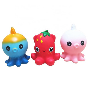 New Arrival Kawaii Unicorn Octopus Plush Toys Hot Selling Squid Slowly Rising Octopus Toys