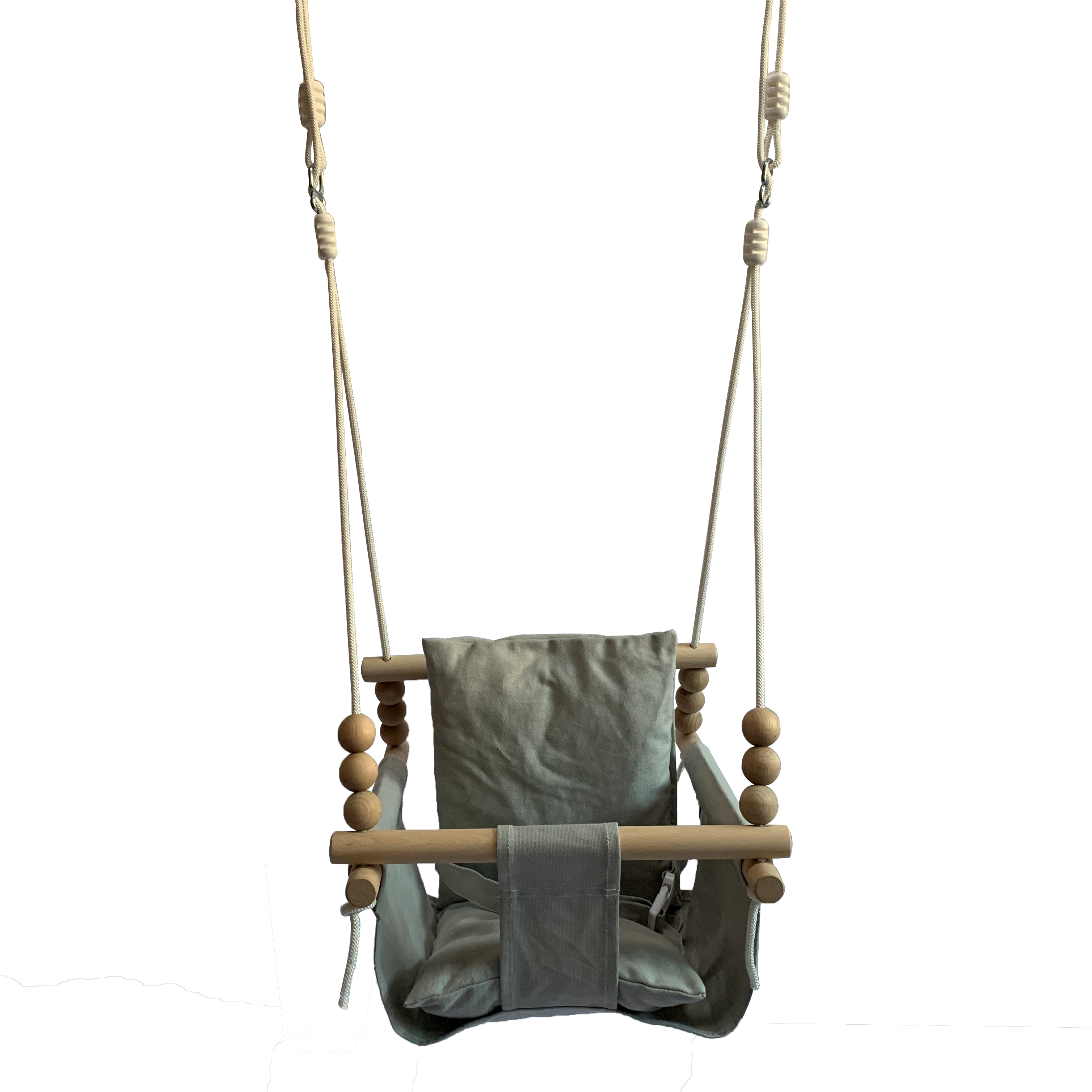 Indoor Toddler Swing Hanging Swings for Infants Heavy Duty Canvas Swing Seat Chair with Cushion